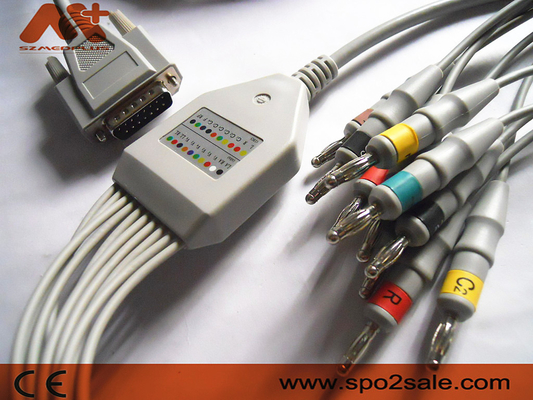 Cabo ECG101 101G 300G 9803G 3010 do ECG de Biocare 3030 6010 1210 1216