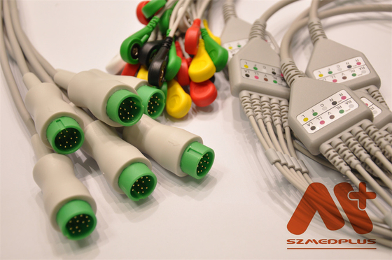 5 Cable de paciente de ECG de chumbo para bistos BT760 Monitor compatível