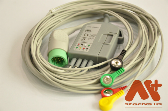 Fisiocontrole Compativel ECG Trunk Cable 4 de chumbo - 11111-000020