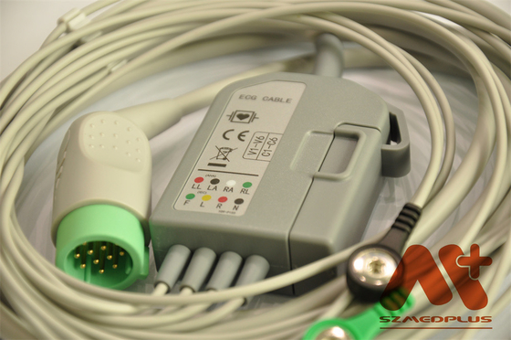 Fisiocontrole Compativel ECG Trunk Cable 4 de chumbo - 11111-000020
