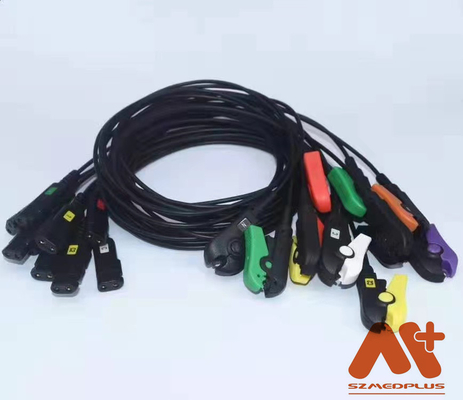 Ivy Biomedical 7800 7810 Compatíveis Radiotransparentes ECG Leadwires