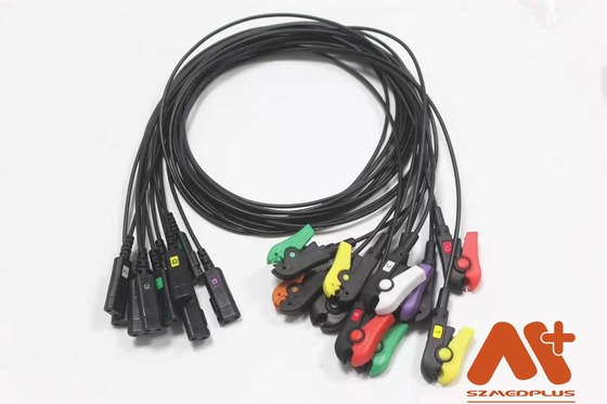 Ivy Biomedical 7800 7810 Compatíveis Radiotransparentes ECG Leadwires