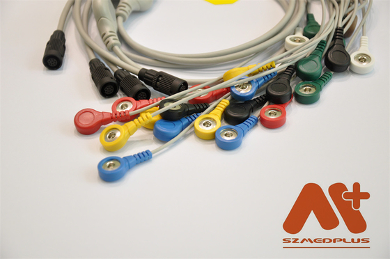 Cable de ECG Holter compatível Valenta Mn-08 7
