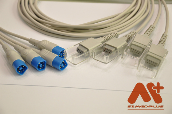 Cabo de extensão ISO13485 do monitor paciente Spo2 Philips M1943AL